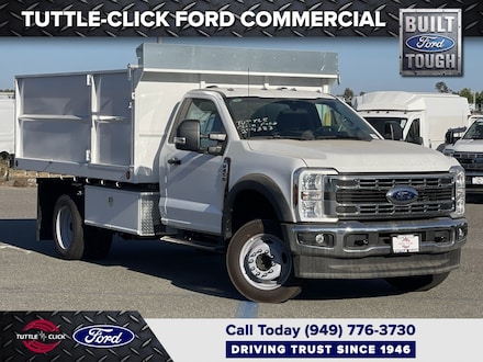 2024 Ford Super Duty F-450 DRW XL SCELZI 12' LANDSCAPE DUMP Truck Regular Cab
