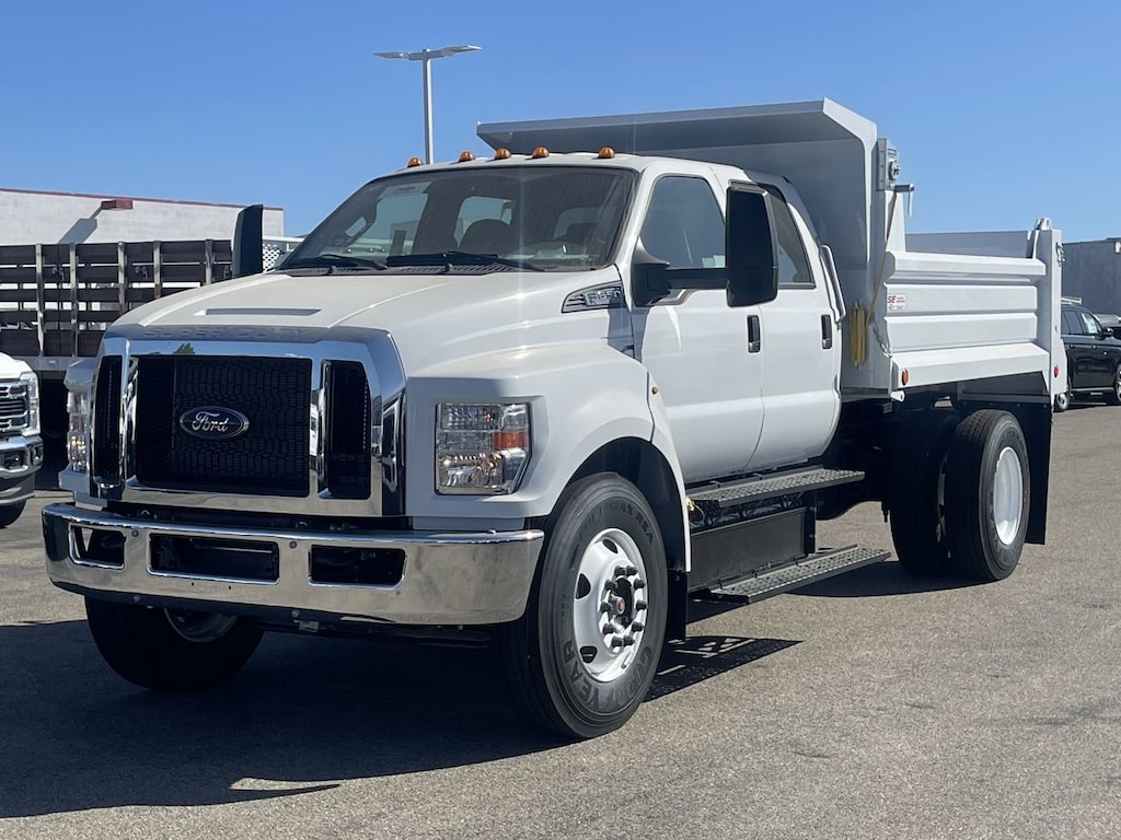New 2025 Ford Super Duty F-650 SCELZI 10 ' DUMP Truck Crew Cab