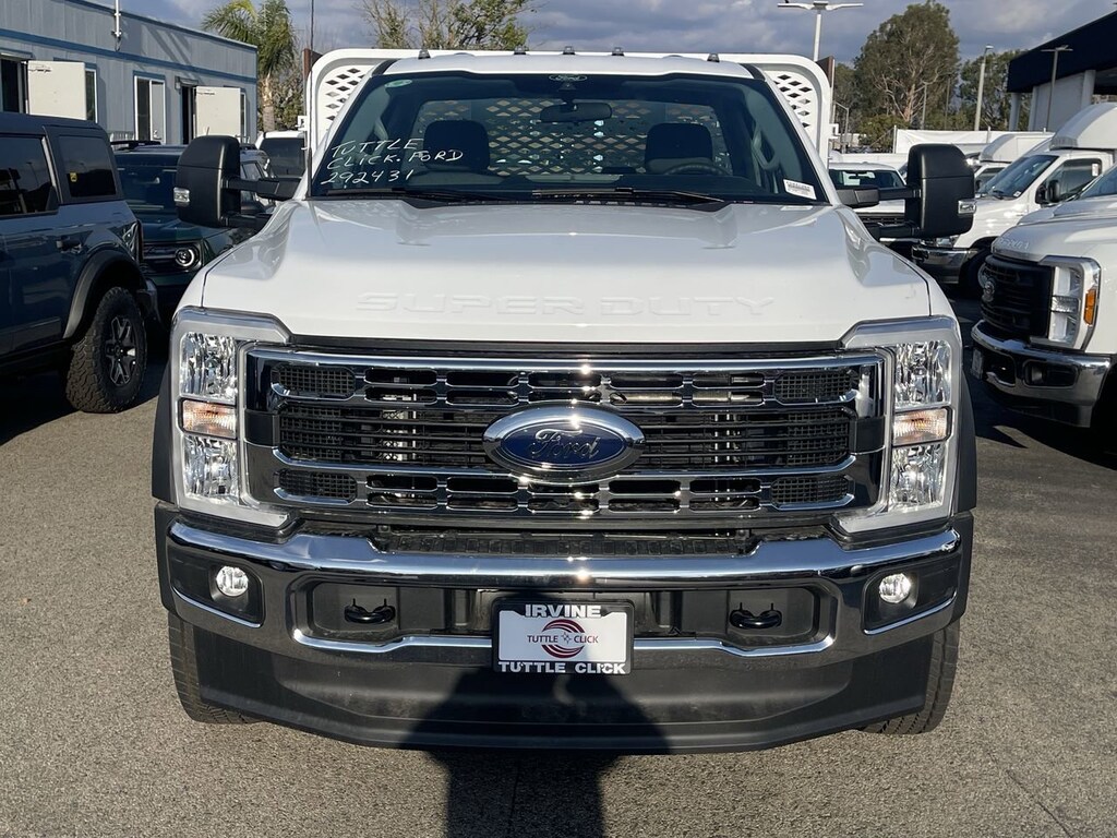New 2024 Ford Super Duty F-550 DRW XL SCELZI 16' STAKE BED Truck Standard Cab