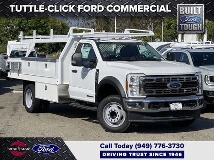 2025 Ford Super Duty F-550 DRW Diesel XL HARBOR 12' CONTRACTOR Truck Regular Cab