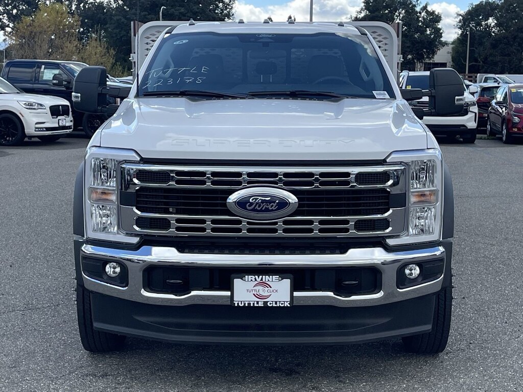 New 2024 Ford Super Duty F-450 DRW SCELZI 12' STAKE BED Truck Super Cab