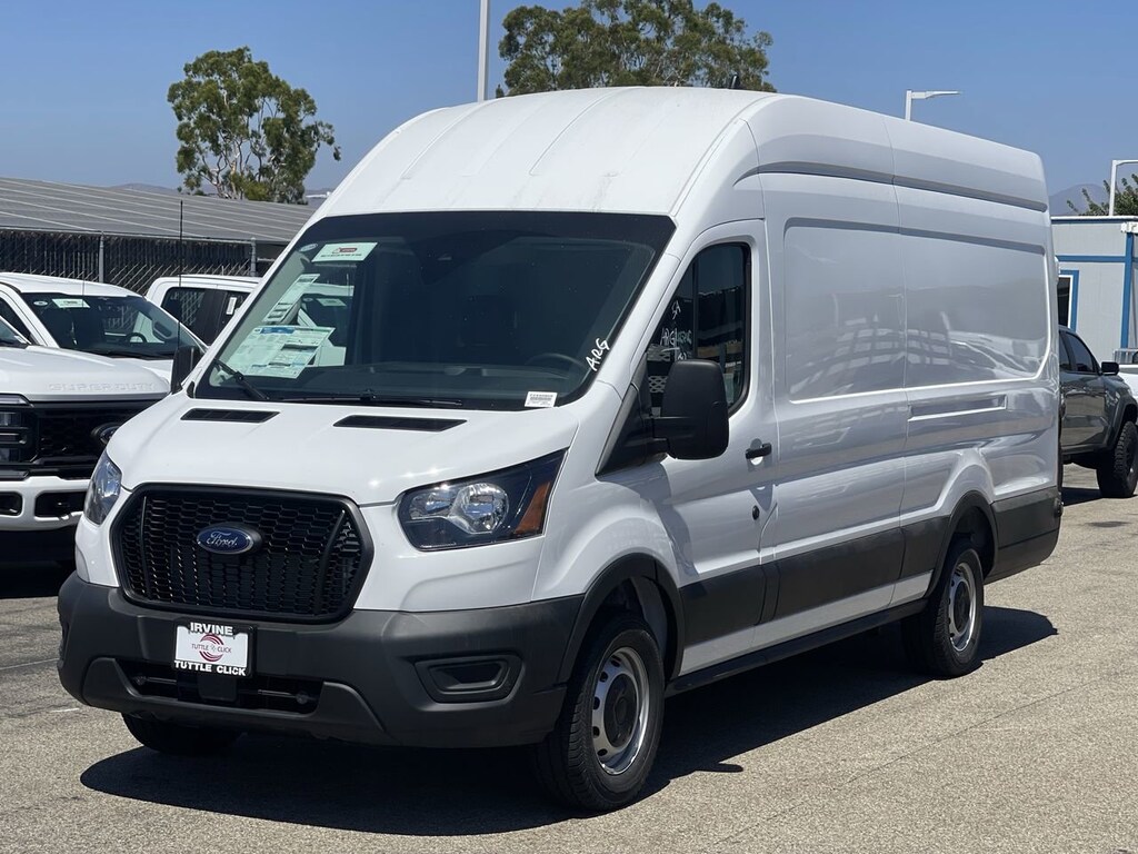 New 2024 Ford Transit Cargo Van PARTITION & SHELVES Van High Roof Ext. Van