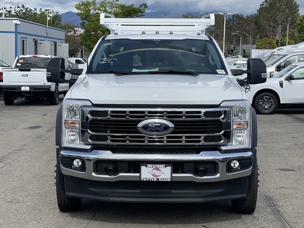 New 2024 Ford Super Duty F-550 DRW Diesel XL SCELZI 11' UTILITY Truck Extended Cab