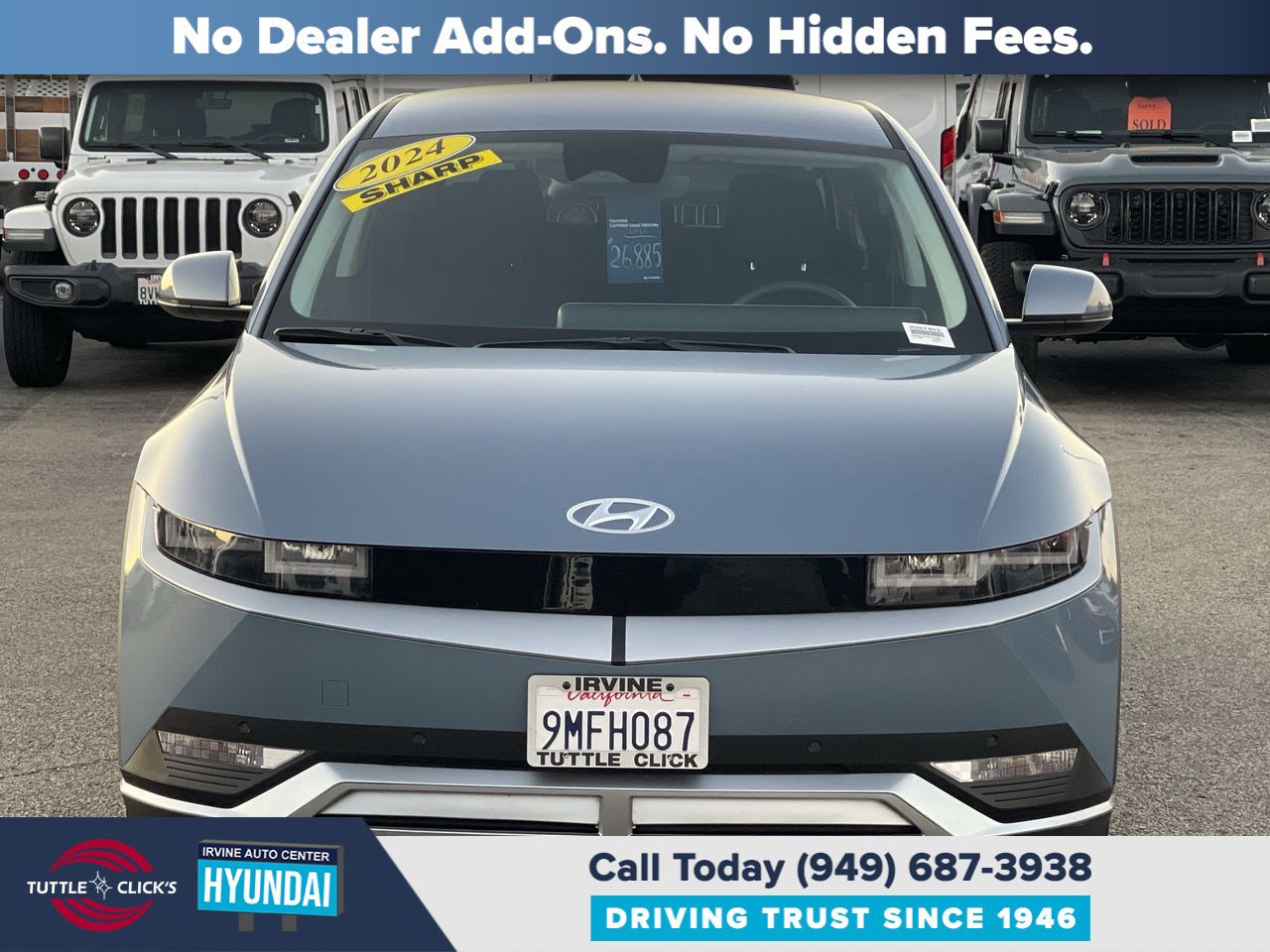 Used 2024 Hyundai IONIQ 5 SEL with VIN KM8KN4DE5RU272052 for sale in Irvine, CA