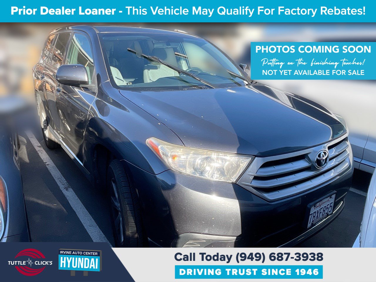Used 2013 Toyota Highlander 4DR FWD I4 LE SUV