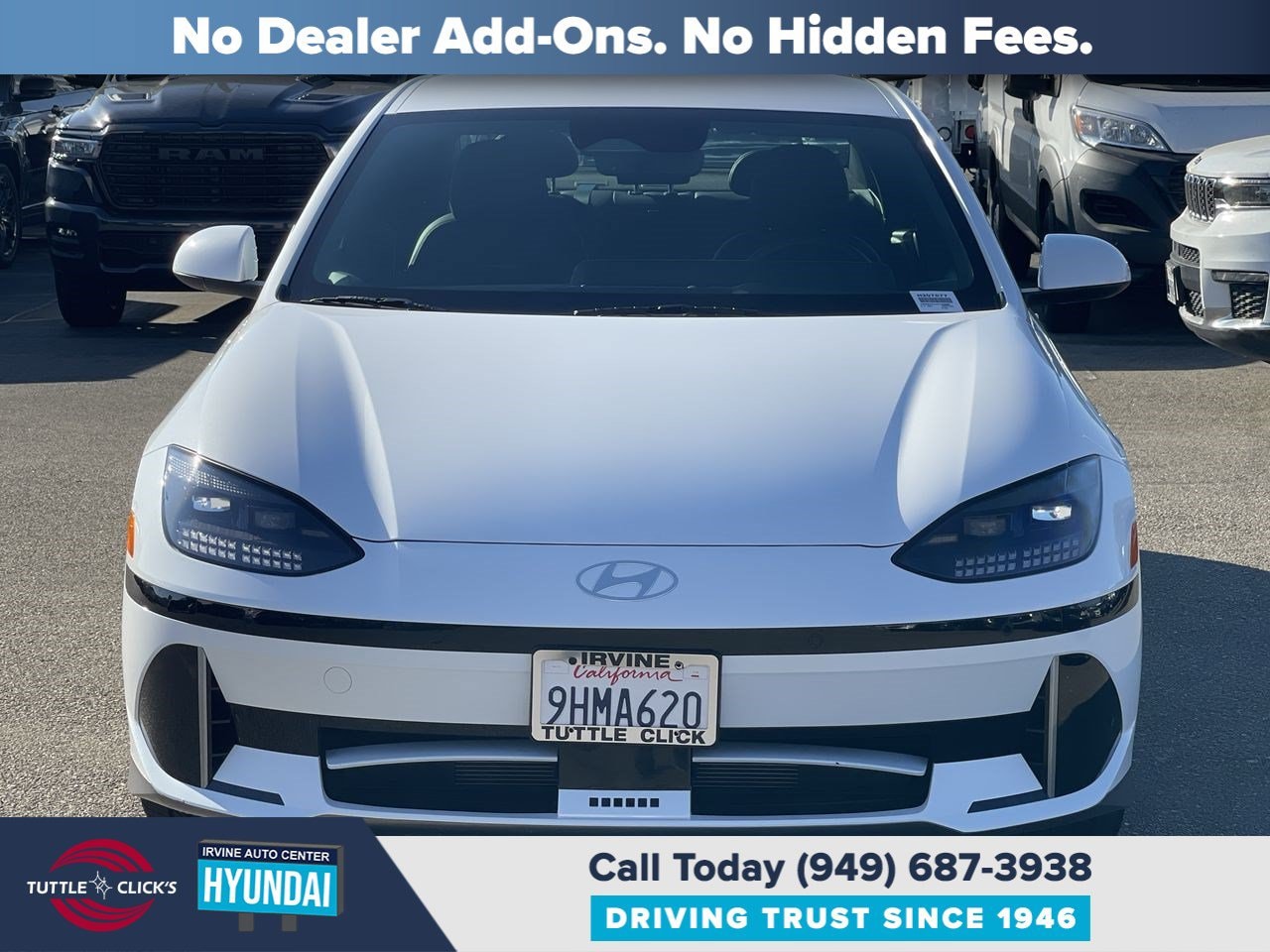 Certified 2023 Hyundai IONIQ 6 SEL with VIN KMHM34AAXPA026824 for sale in Irvine, CA
