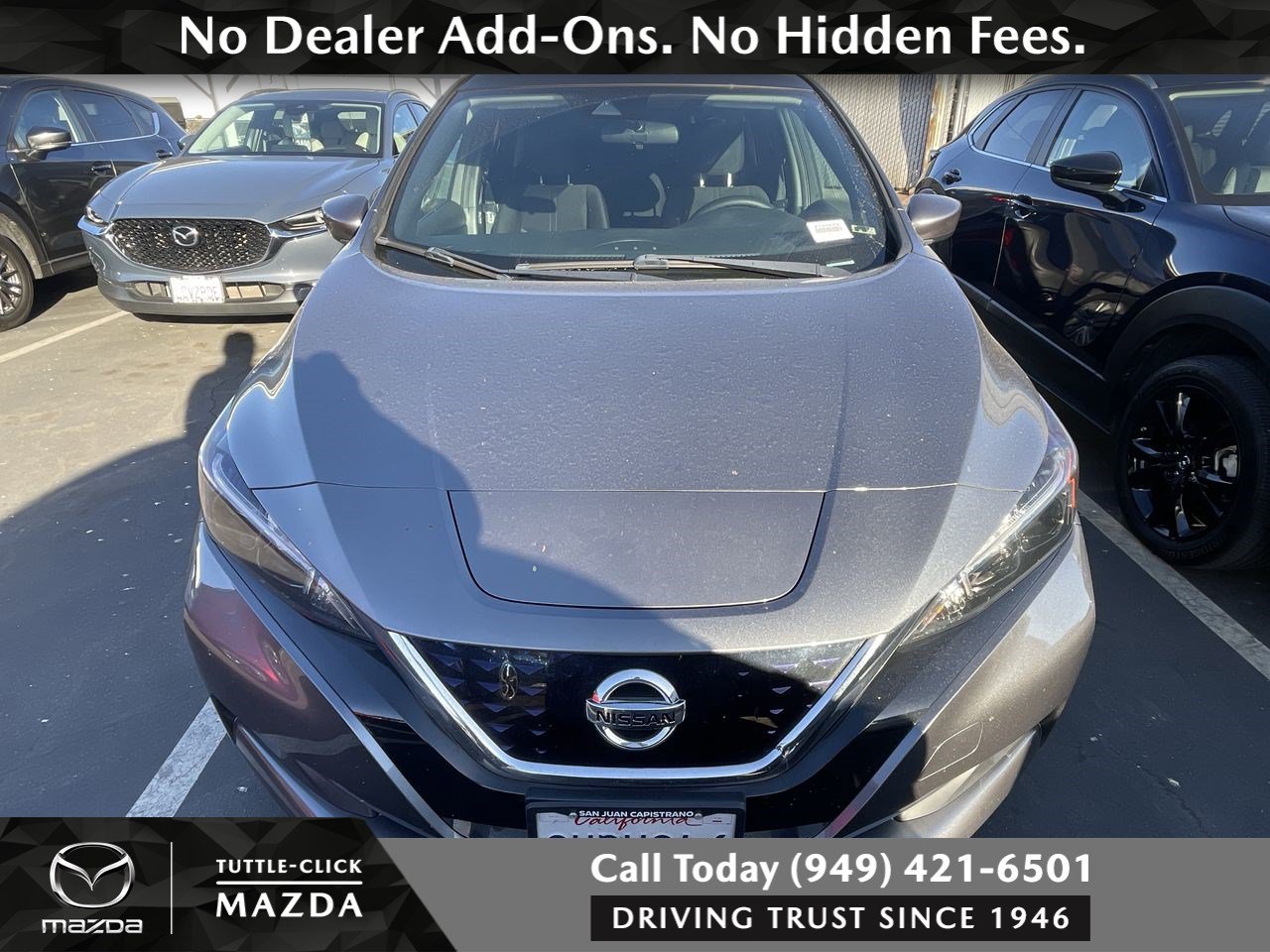 Used 2021 Nissan Leaf S with VIN 1N4AZ1BV5MC552337 for sale in Irvine, CA
