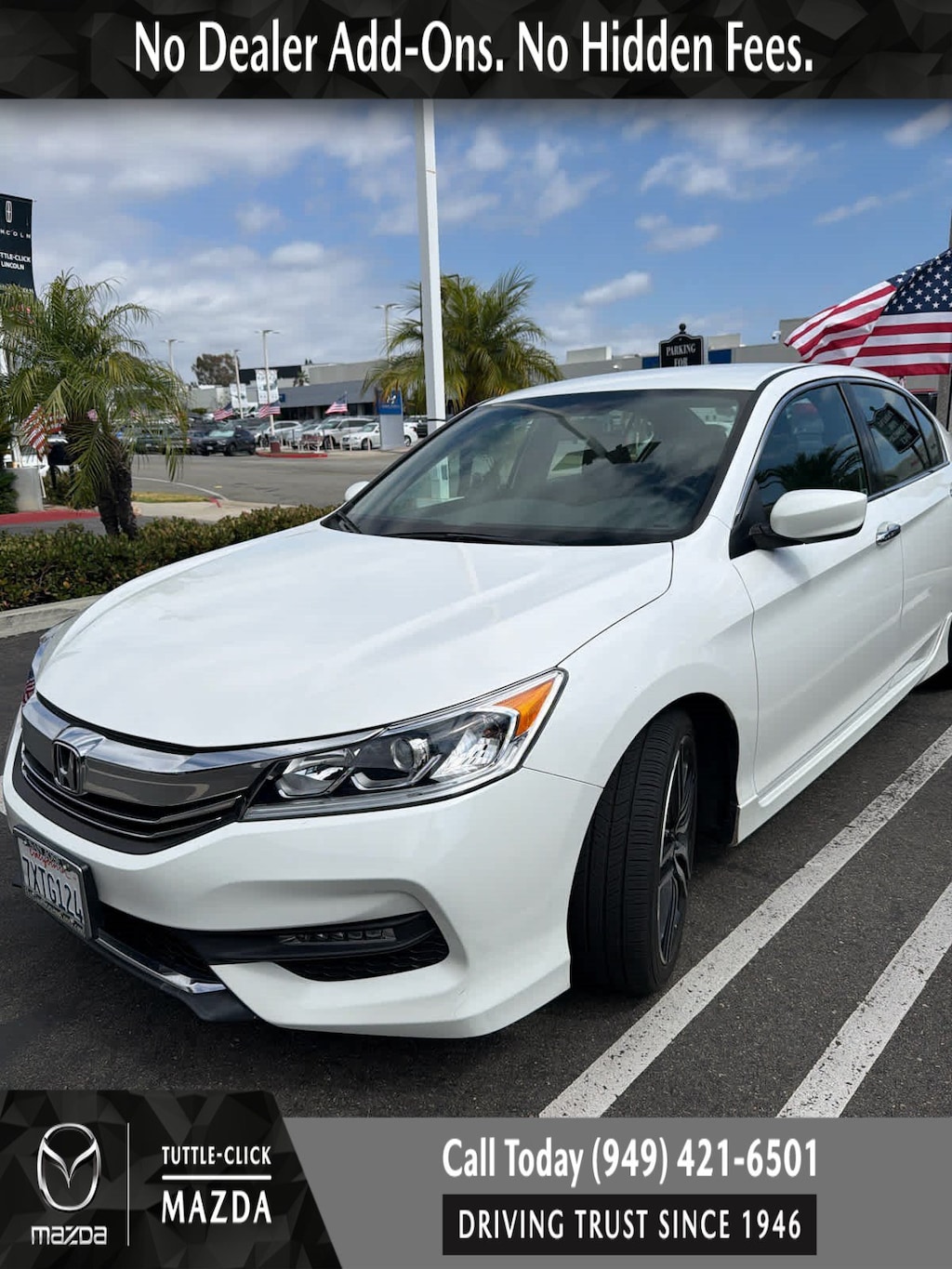 Used 2017 Honda Accord Sedan Sport Car