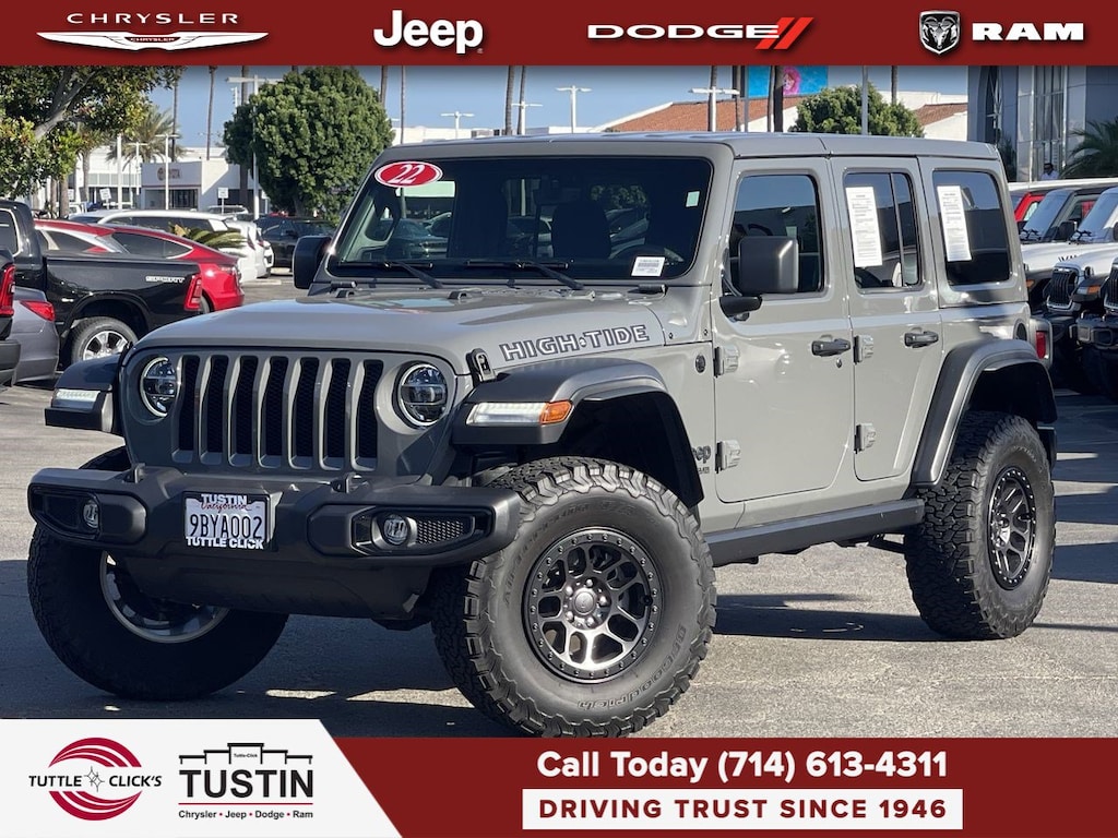 Used 2022 Jeep Wrangler Unlimited High Tide SUV