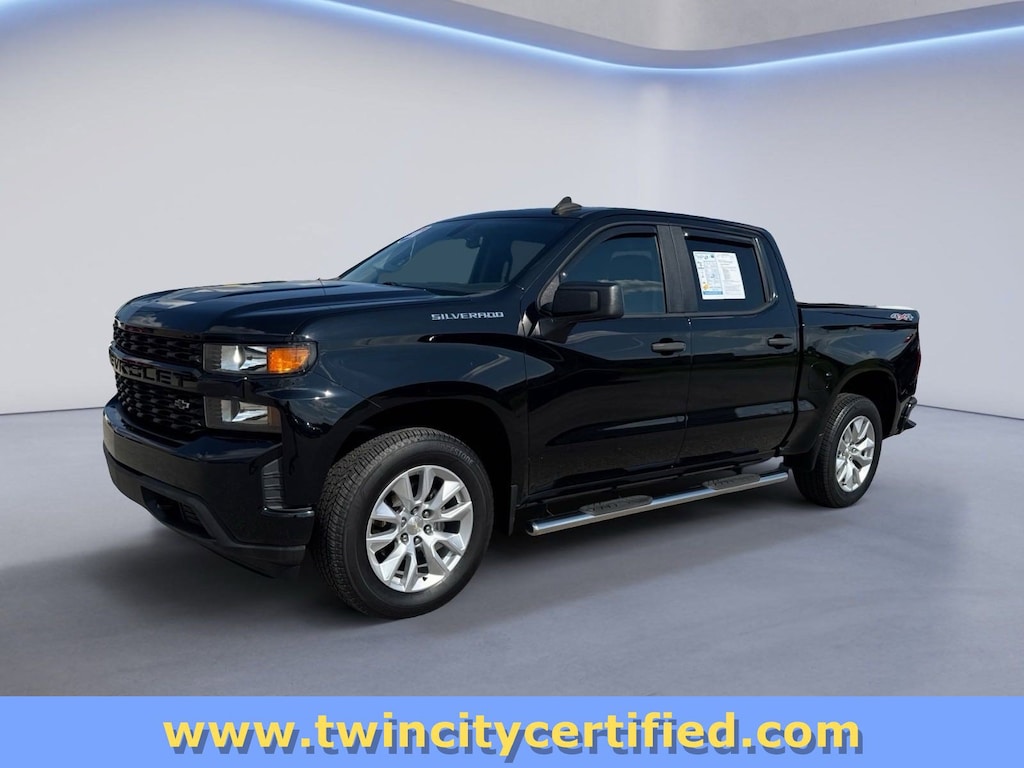 Certified 2020 Chevrolet Silverado 1500 Custom Custom 4WD Crew Cab 147