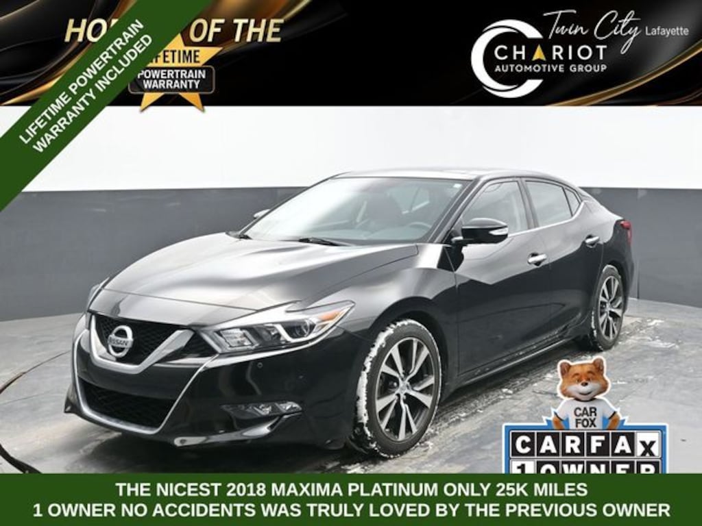 Used 2018 Nissan Maxima Platinum Sedan