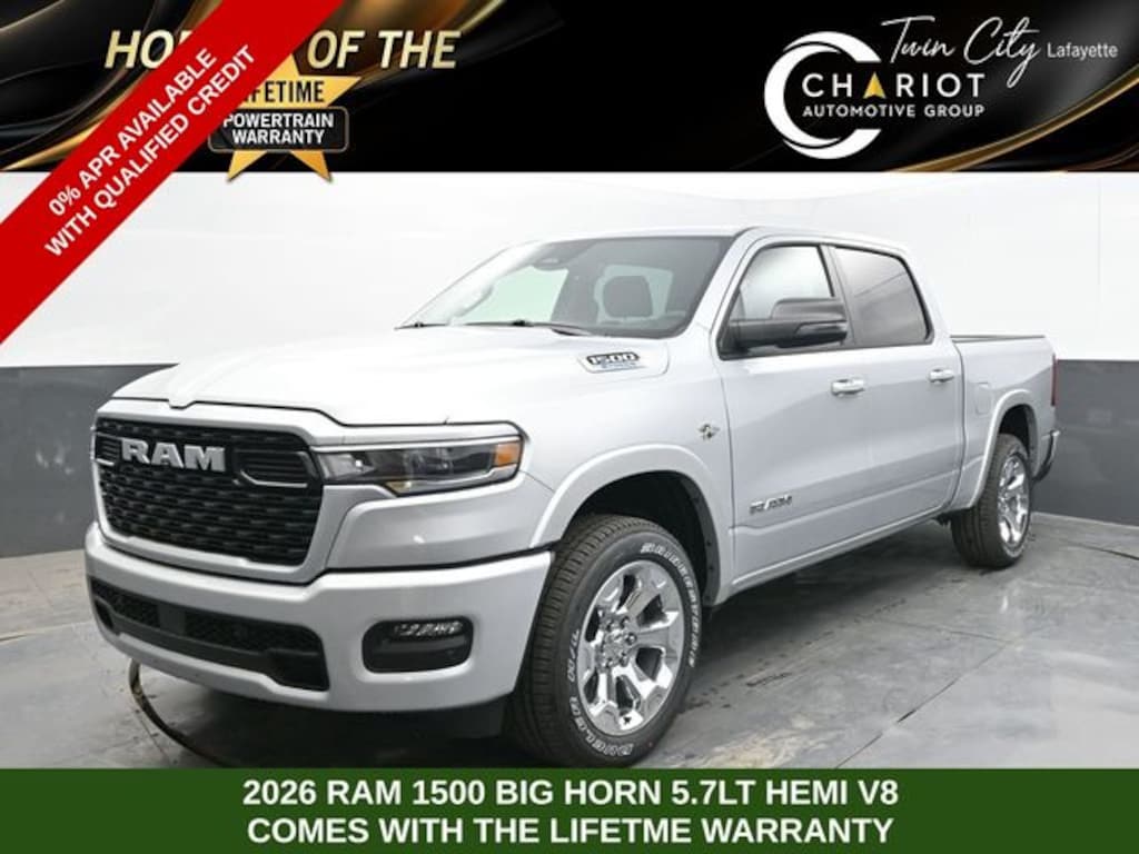 New 2026 Ram 1500 BIG HORN CREW CAB 4X4 5'7 BOX Pickup