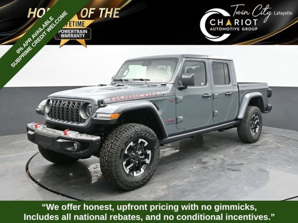 New 2025 Jeep Gladiator Rubicon Pickup