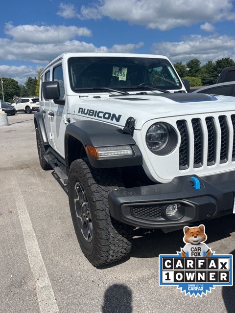 Used 2022 Jeep Wrangler Unlimited Rubicon 4XE with VIN 1C4JJXR65NW178251 for sale in Lafayette, IN