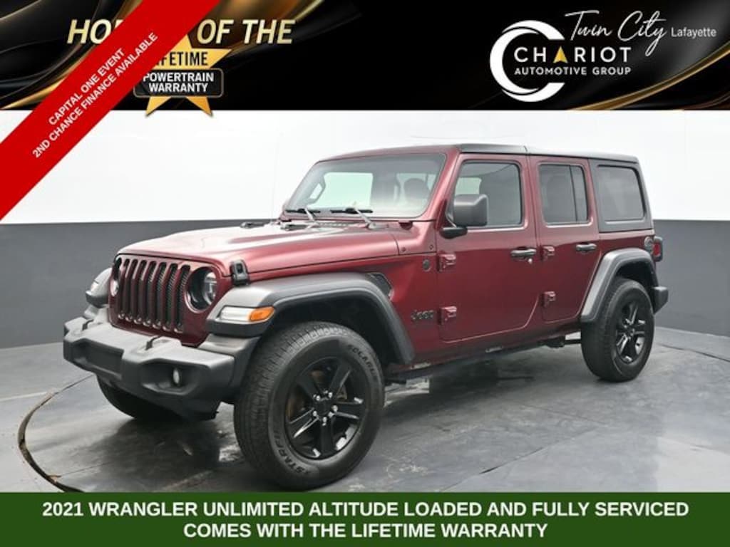 Used 2021 Jeep Wrangler Unlimited Sport Altitude SUV