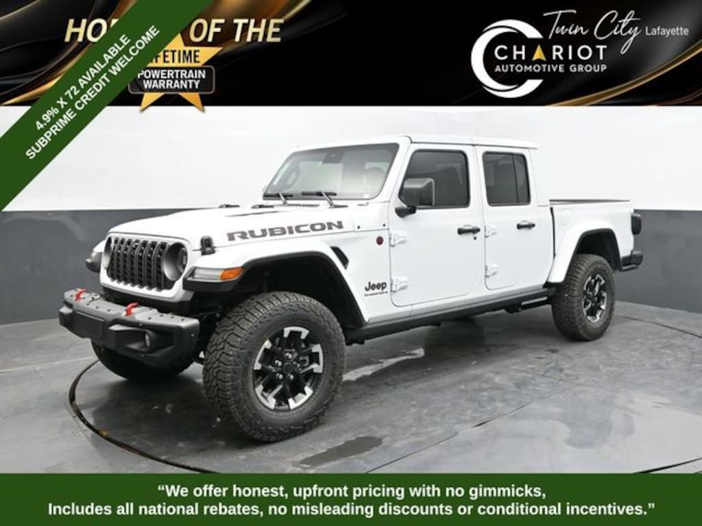 New 2025 Jeep Gladiator Rubicon Pickup