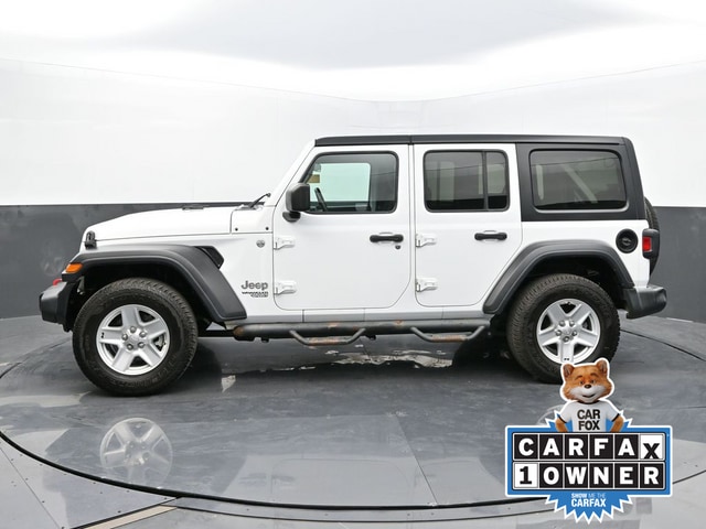 Used 2019 Jeep Wrangler Unlimited Sport S with VIN 1C4HJXDG9KW577271 for sale in Lafayette, IN