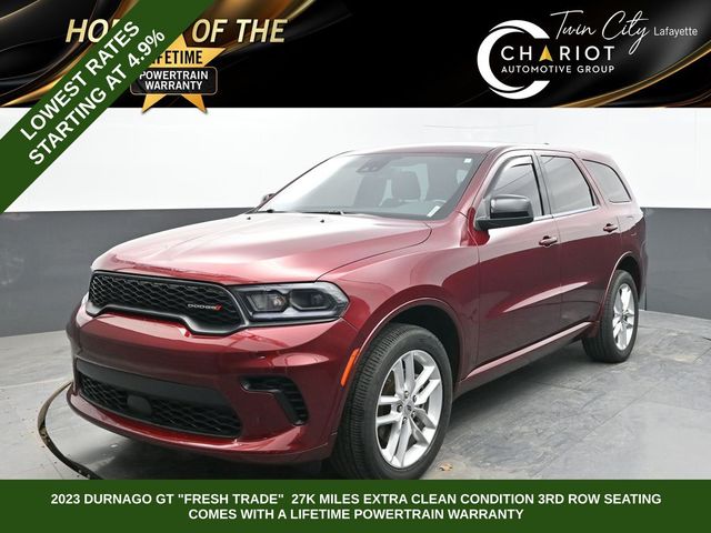 Octane Red Pearlcoat 2023 Dodge Durango GT AWD SUV / Crossover All-Wheel Drive 8-Speed Automatic