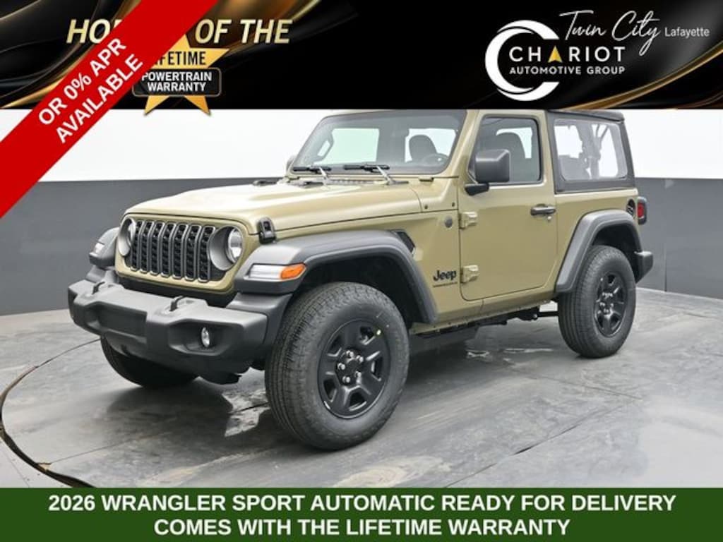 New 2026 Jeep Wrangler Sport Sport Utility