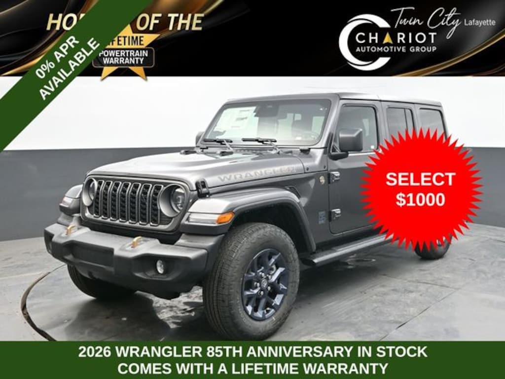 New 2026 Jeep Wrangler 4-DOOR 85TH ANNIVERSARY EDITION Sport Utility