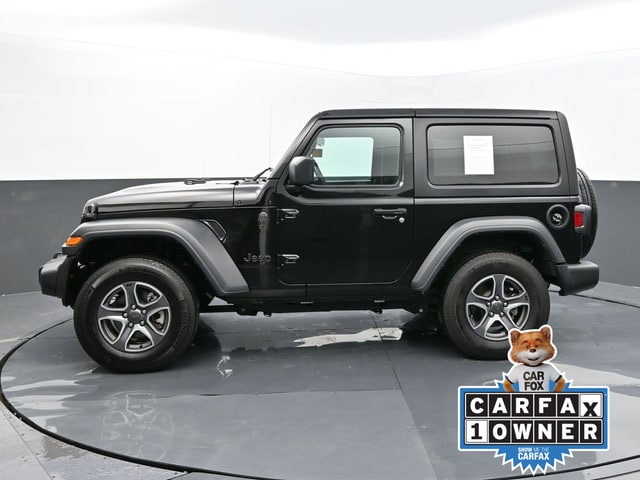 Used 2023 Jeep Wrangler 2-Door Sport S with VIN 1C4GJXAN6PW617022 for sale in Lafayette, IN