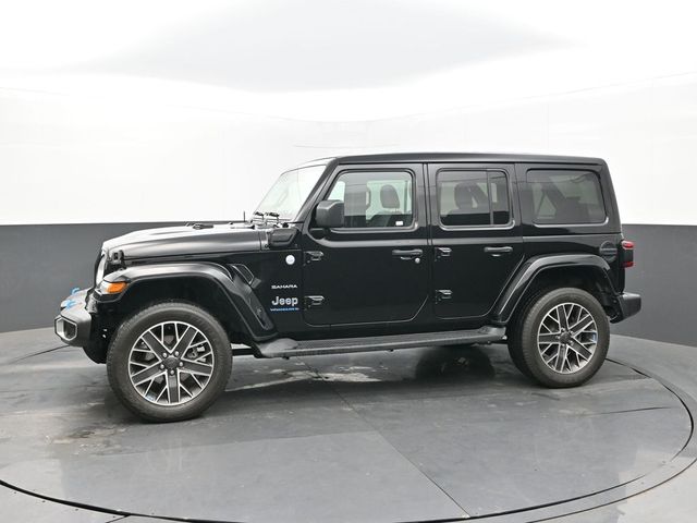 Used 2023 Jeep Wrangler 4xe Sahara 4XE with VIN 1C4JJXP66PW604468 for sale in Lafayette, IN