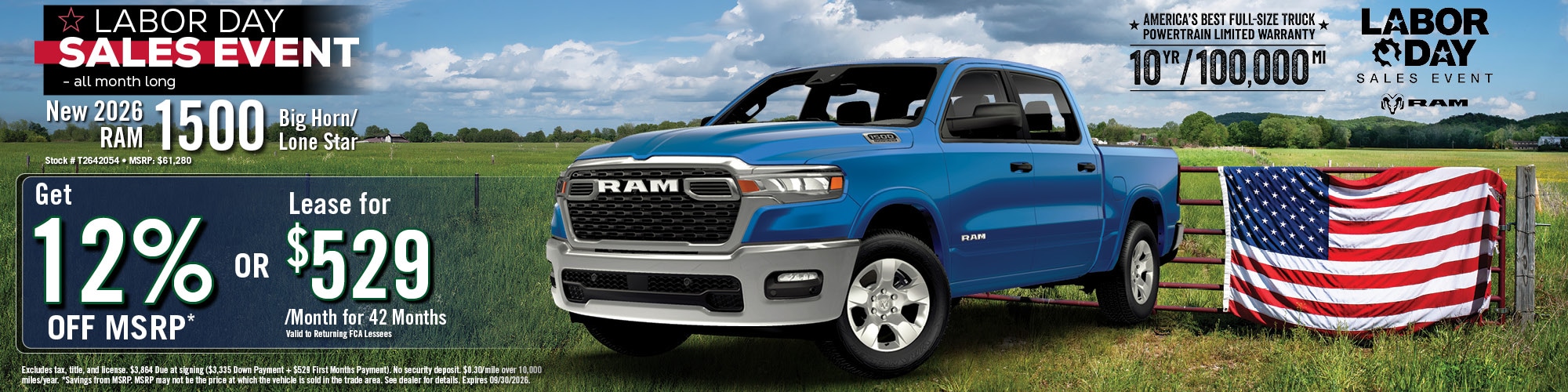 2026 Ram 1500 Big Horn & Laramie Offer | Twin City CDJR