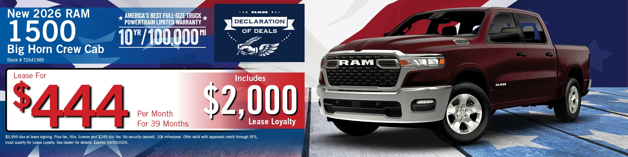 2026 Ram 1500 Offer | Twin City CDJR