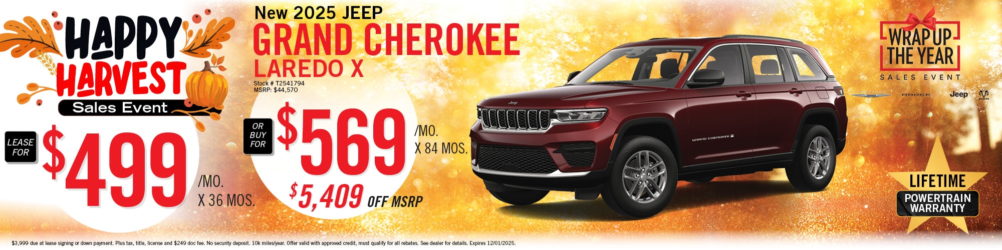 2025 Jeep Grand Cherokee Offer | Twin City CDJR