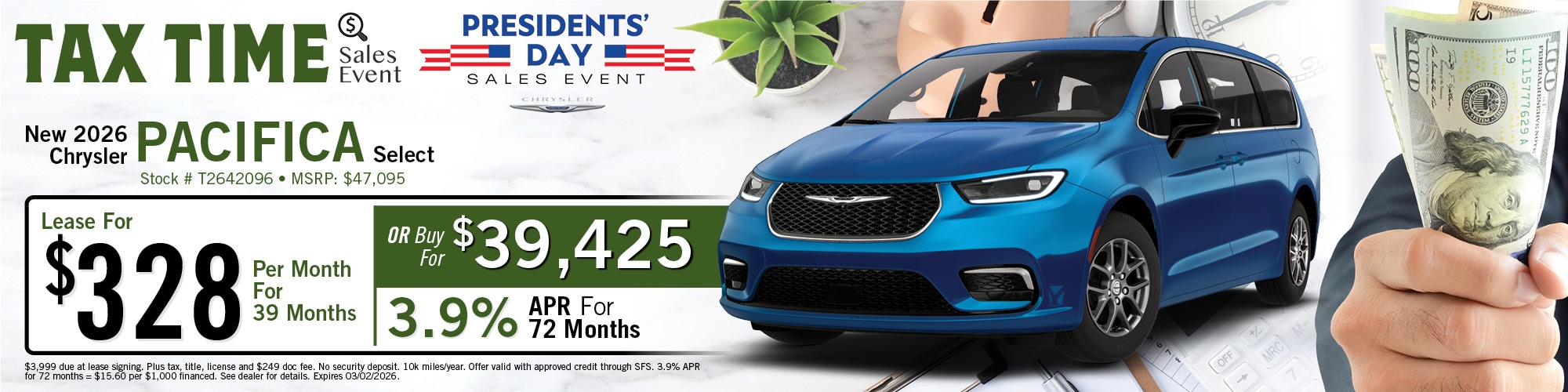 2026 Chrysler Pacifica Offer | Twin City CDJR