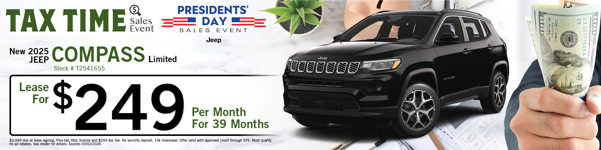 2025 Jeep Compass Offer | Twin City CDJR