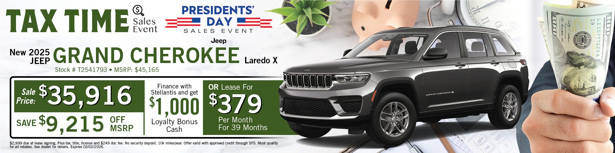 2025 Jeep Grand Cherokee Offer | Twin City CDJR