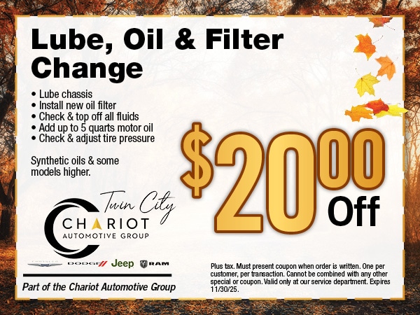 Lube, Oil, & Filter Change