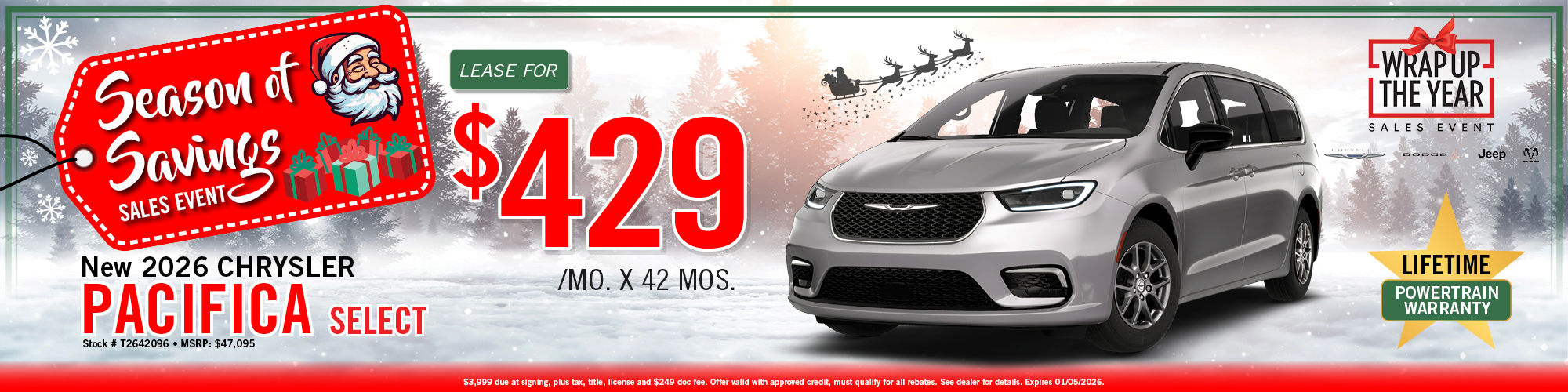 2026 Chrysler Pacifica Offer | Twin City CDJR