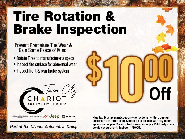 Tire Rotation & Brake Inspection