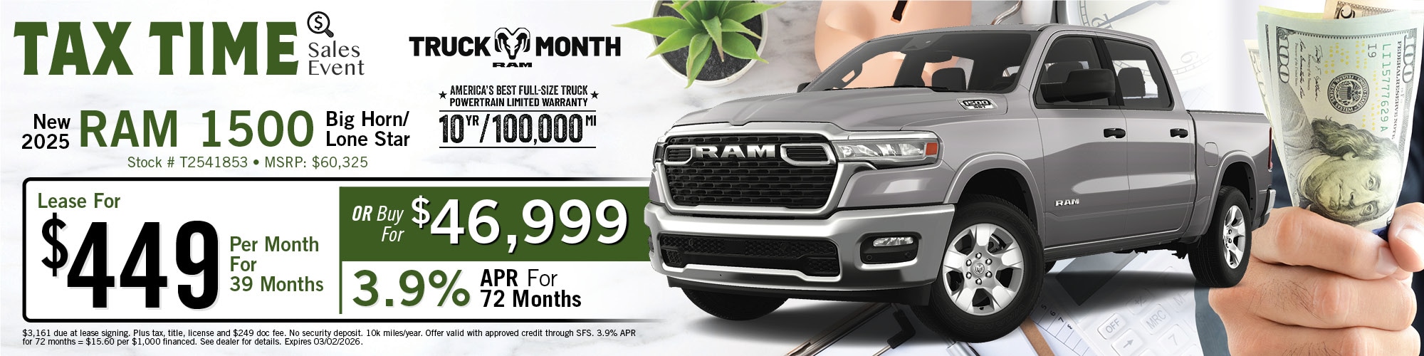 2025 Ram 1500 Offer | Twin City CDJR