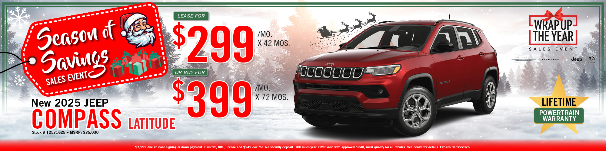 2025 Jeep Compass Offer | Twin City CDJR