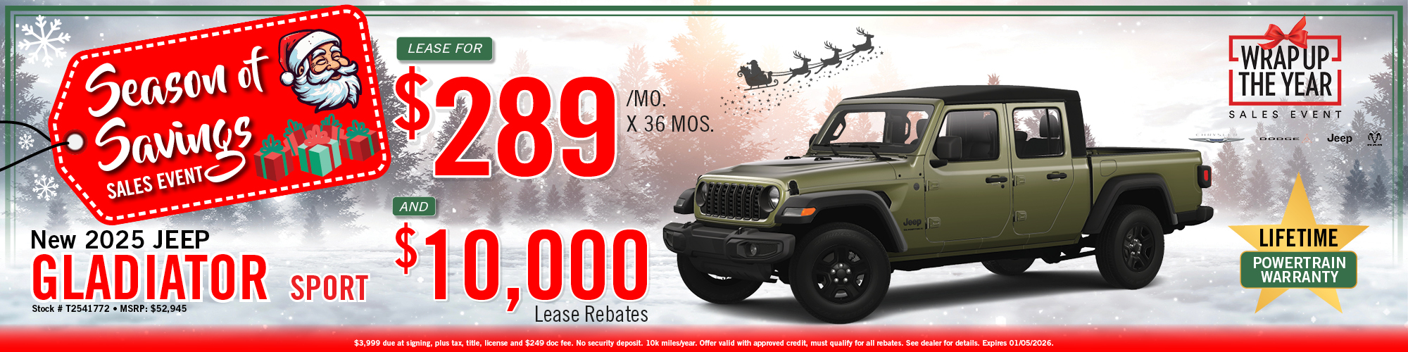 2025 Jeep Gladiator Offer | Twin City CDJR