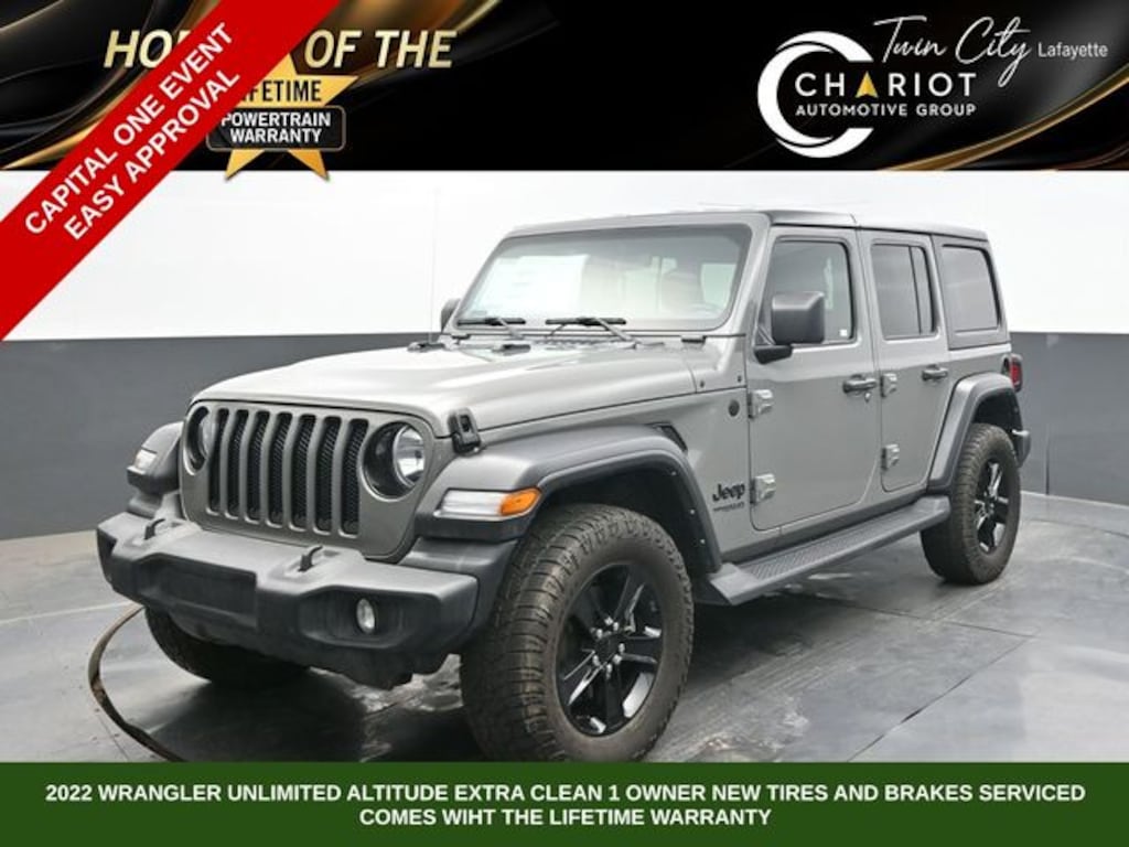 Used 2022 Jeep Wrangler Unlimited Sport Altitude SUV