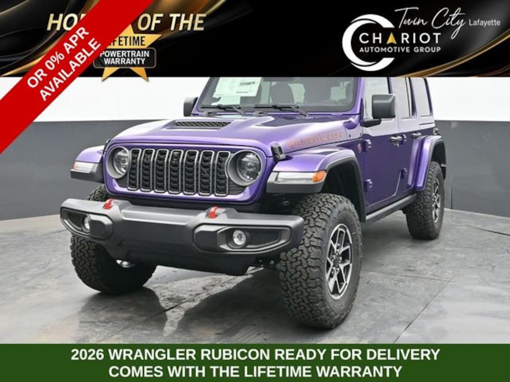 New 2026 Jeep Wrangler Rubicon Sport Utility