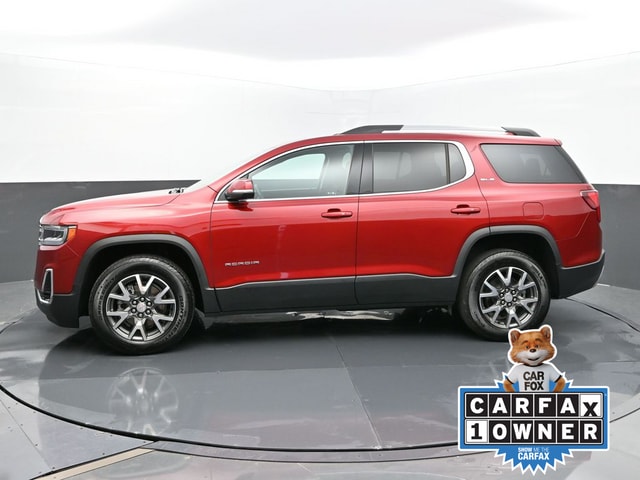 Used 2023 GMC Acadia SLE with VIN 1GKKNRL45PZ136101 for sale in Lafayette, IN