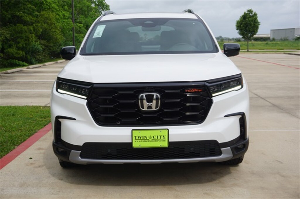 New 2025 Honda Pilot TrailSport SUV Platinum White Pearl Port Arthur, TX, H021587