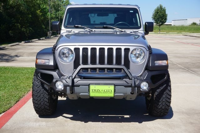 Used 2021 Jeep Wrangler Sport with VIN 1C4HJXAGXMW664345 for sale in Port Arthur, TX