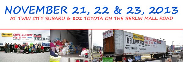 See you soon! Stuff a Truck 2013 Dates Location