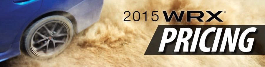 2015 WRX Pricing and 2015 WRX Trim Levels