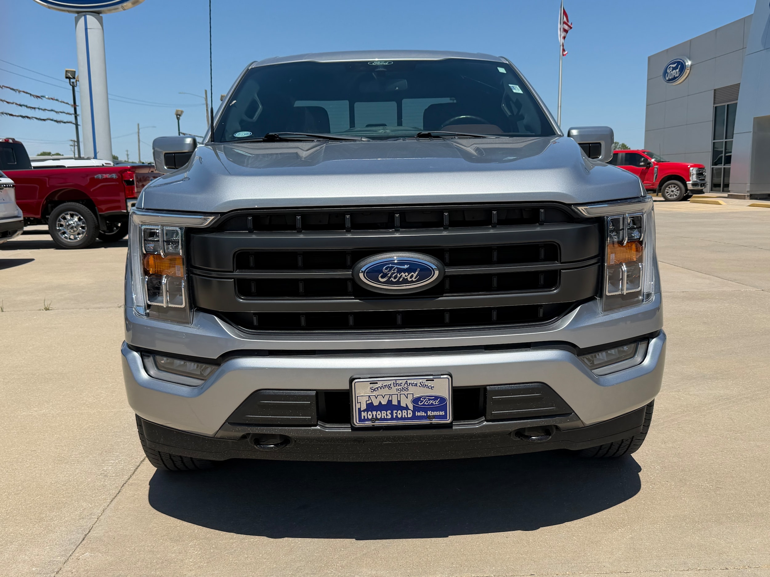Used 2021 Ford F-150 Lariat with VIN 1FTFW1E8XMKE93709 for sale in Kansas City