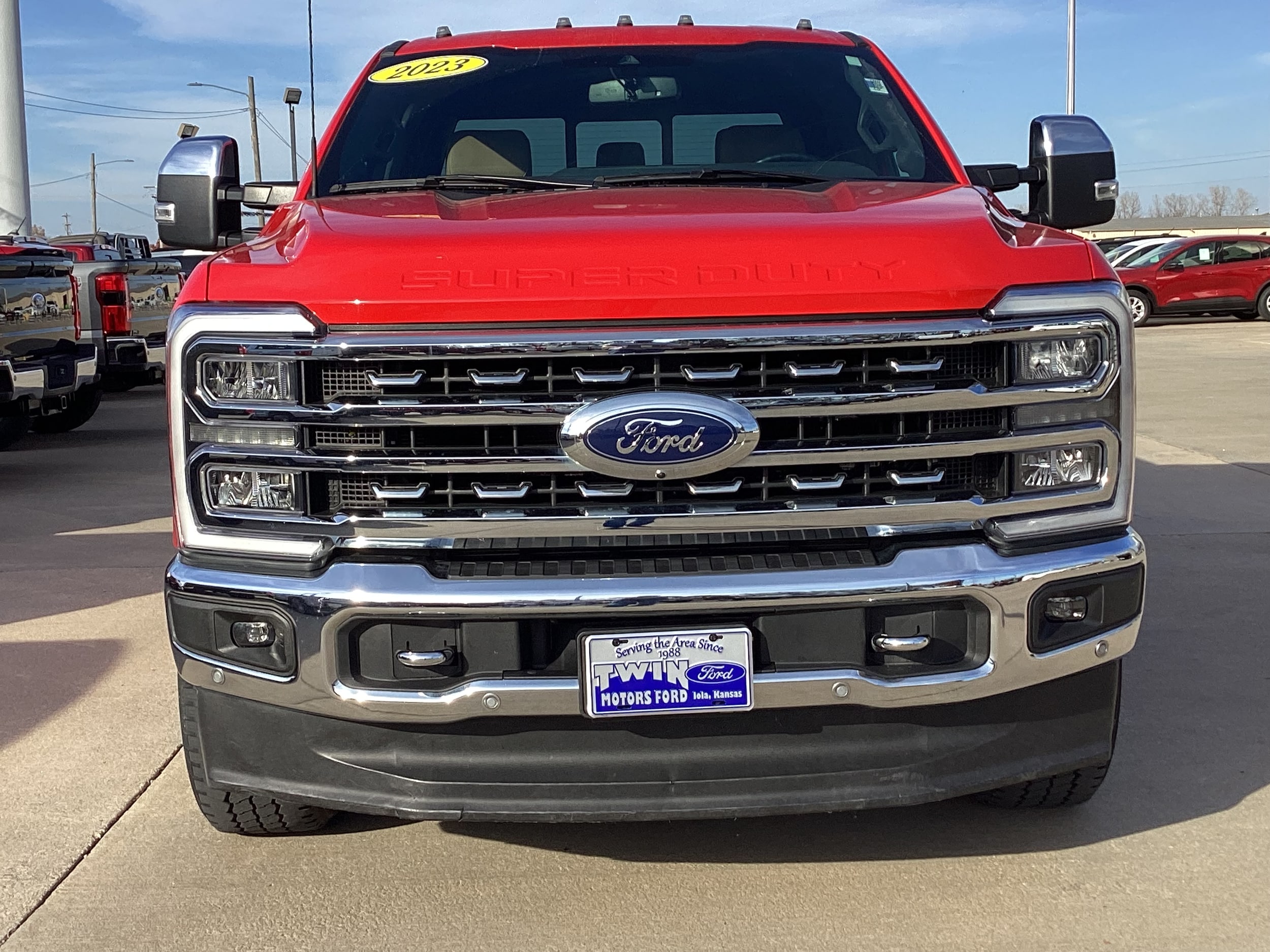 Used 2023 Ford F-250 Super Duty Lariat with VIN 1FT8W2BT8PEC69655 for sale in Kansas City