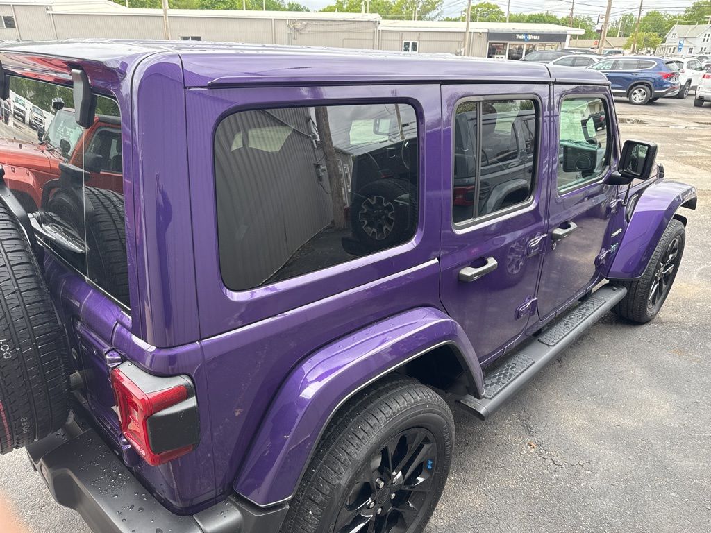 Certified 2023 Jeep Wrangler 4xe Sahara 4XE with VIN 1C4JJXP66PW556969 for sale in Beatrice, NE