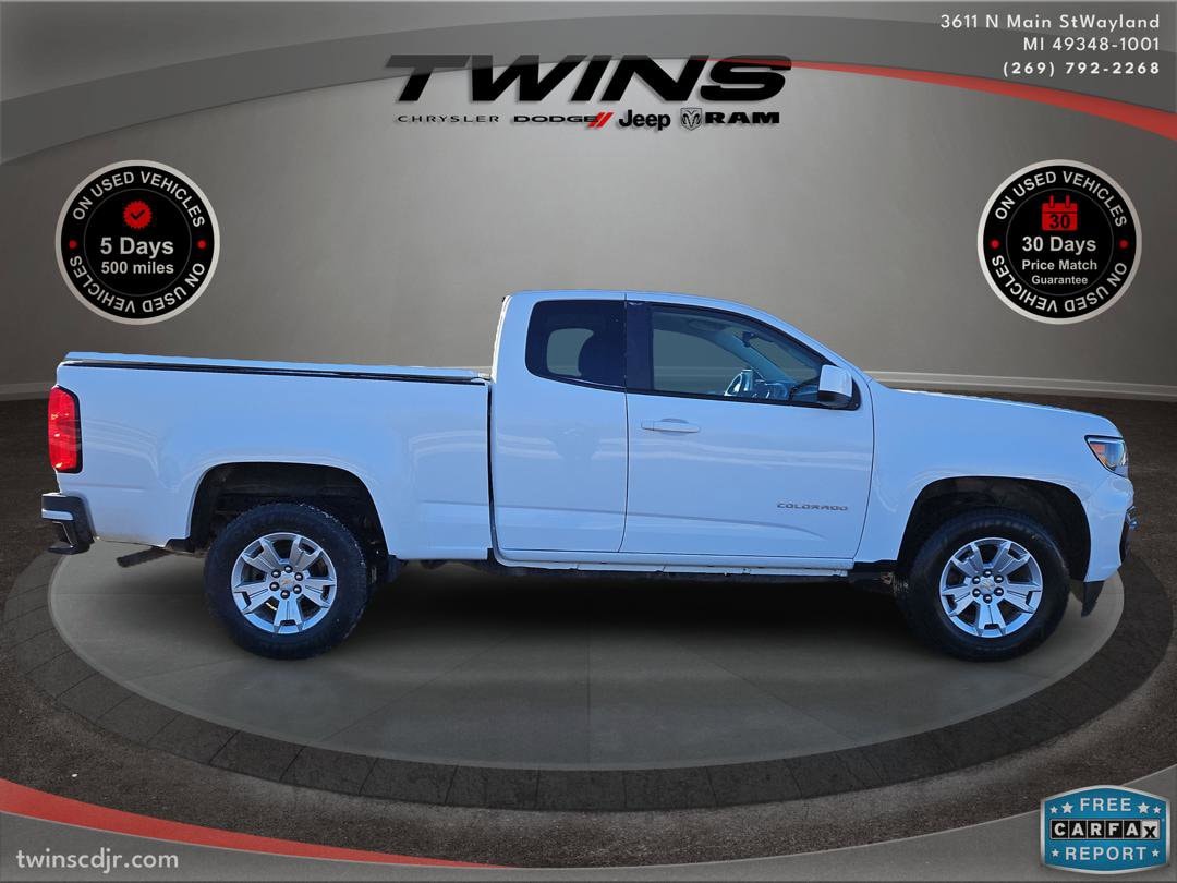 Used 2021 Chevrolet Colorado LT with VIN 1GCHSCEA6M1272052 for sale in Wayland, MI