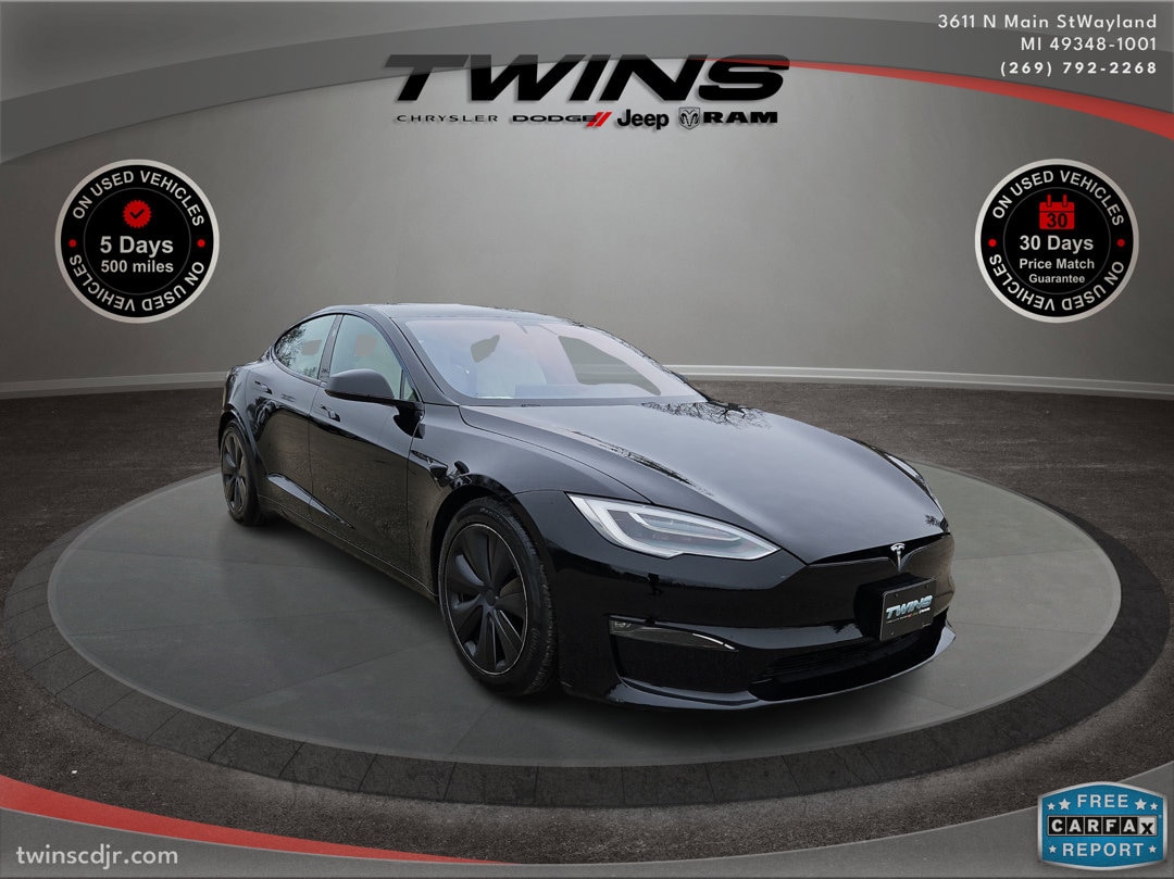 Used 2022 Tesla Model S Base with VIN 5YJSA1E51NF471423 for sale in Wayland, MI